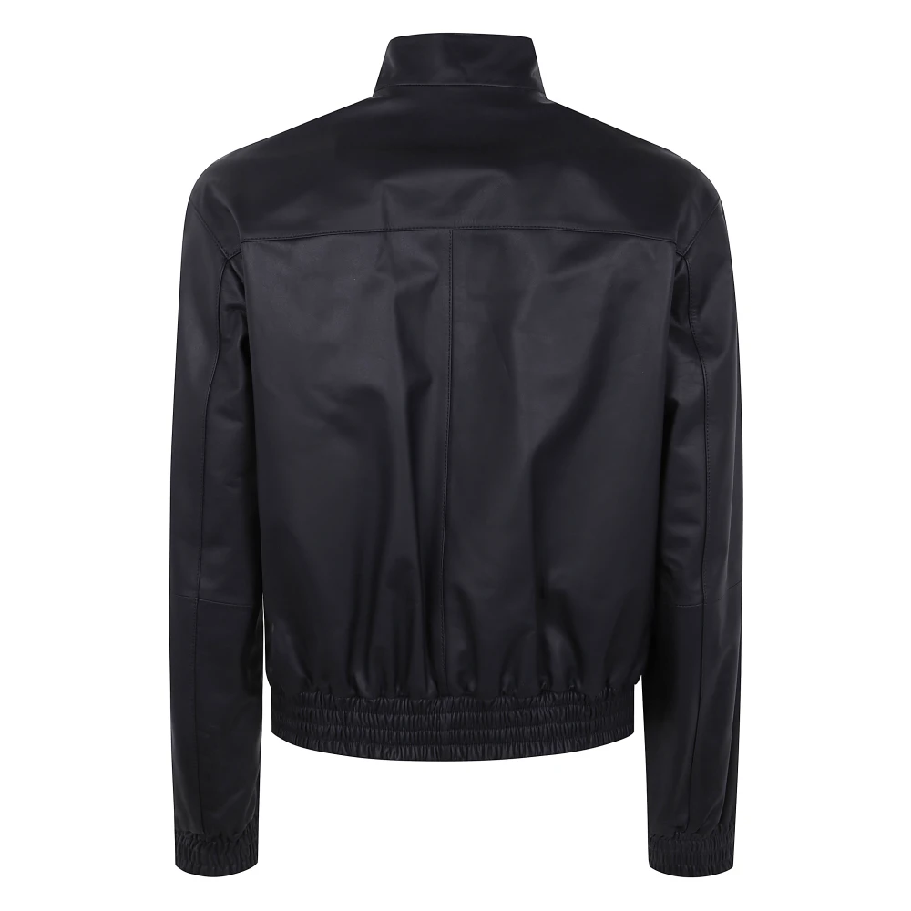 1972 Desa Omkeerbare Bomberjack van Leer Black Heren