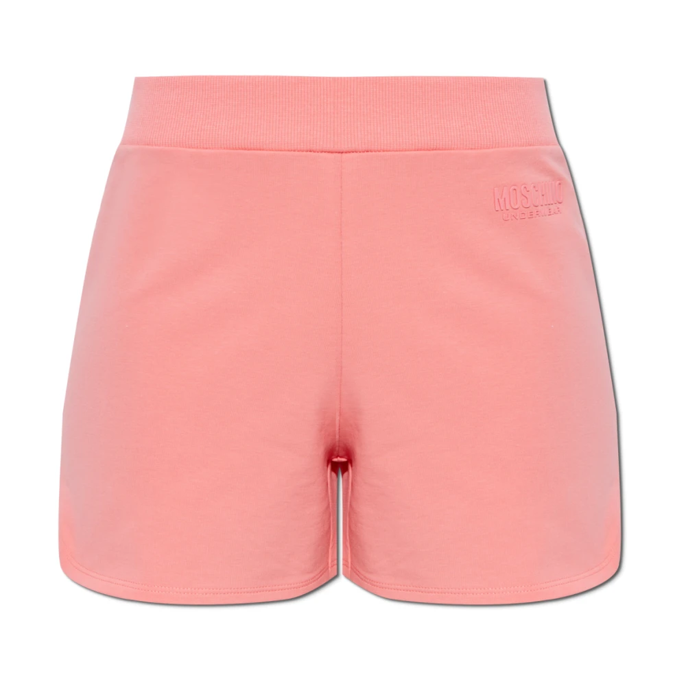 Moschino Logo shorts Pink Dames