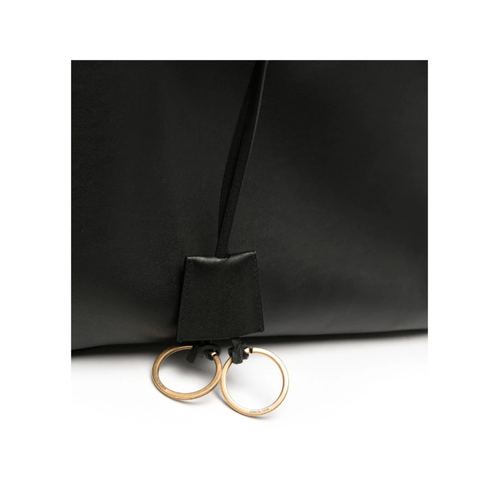 Balenciaga Zwarte leren tas met twist-lock Black Dames