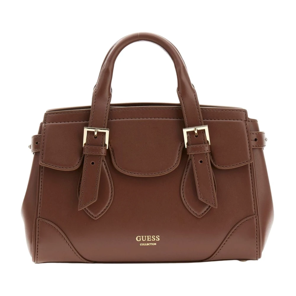 Guess Brown Handbags, Female, One Size, Diana Maxi Satchel