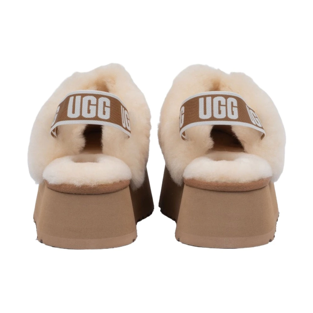 Ugg Funkette Kastanjebruine Suède Klomp Brown Dames