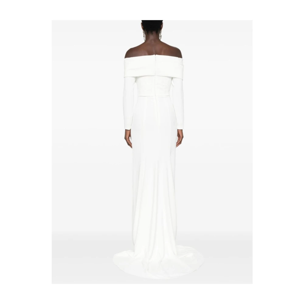Solace London Priya Maxi Dress Beige Dames