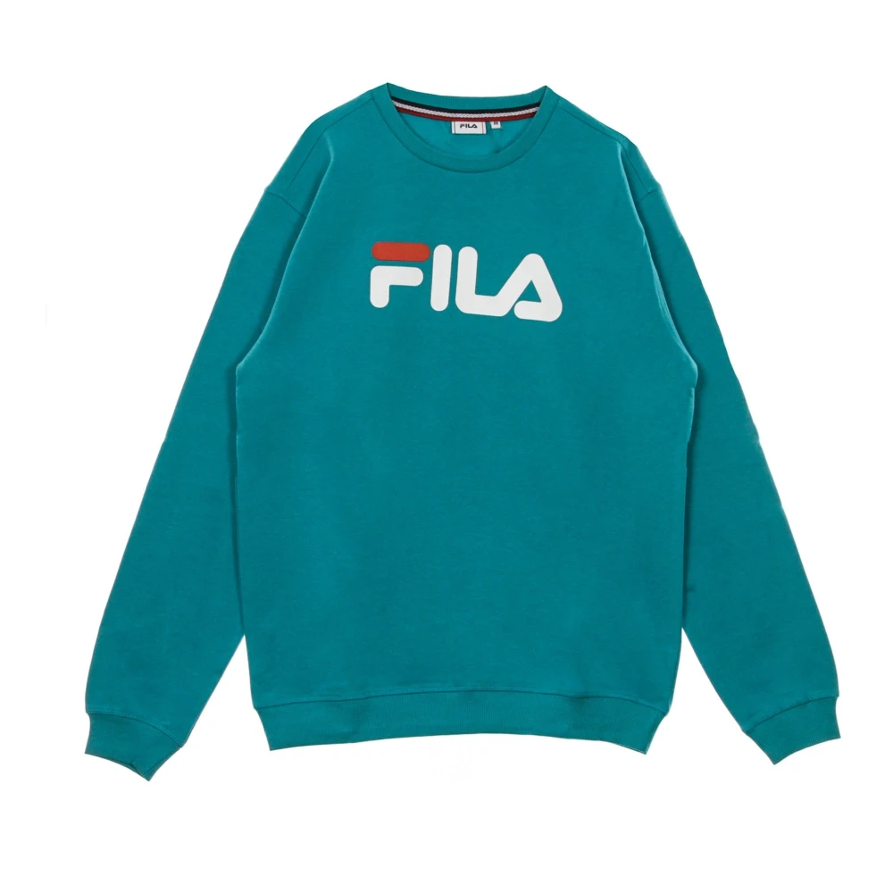 Fila Men's Blue Crew Neck Sweatshirt - Sweatshirts - M - Sweatshirts & Hoodies