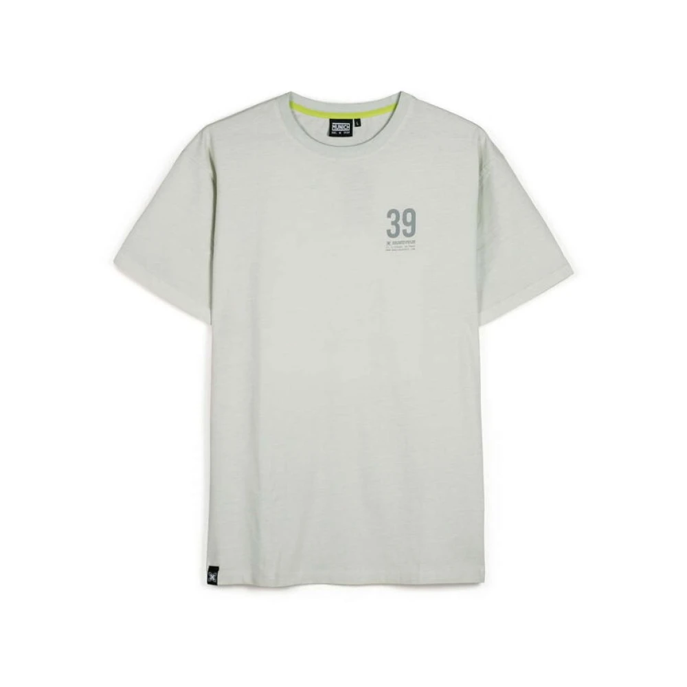 Munich Vintage Bedrukt T-shirt Off White Heren