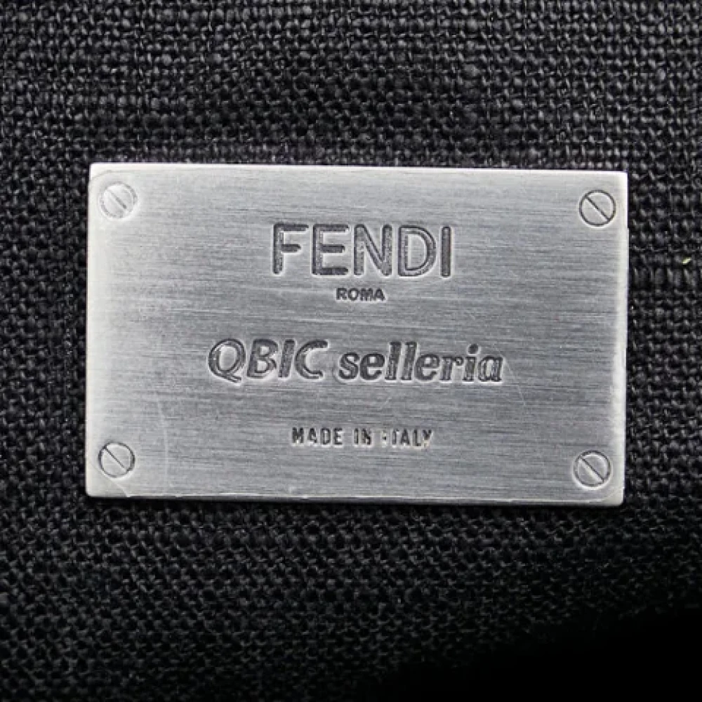 Fendi Vintage Pre-owned Leather shoulder-bags Blue Heren
