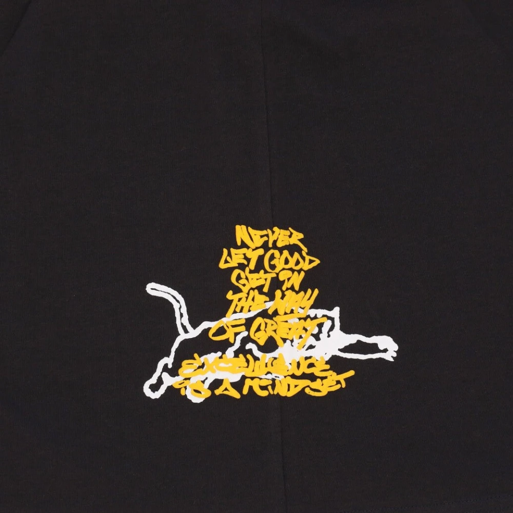 Puma Zwarte Showcase Tee Korte Mouw T-shirt Black Heren