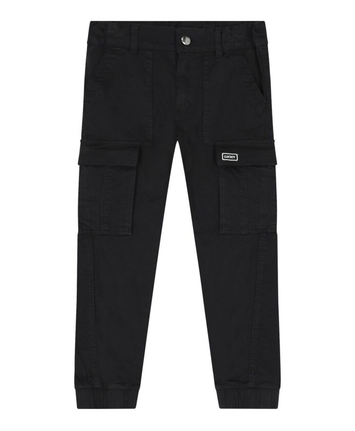 pantalon-cargo-noir-taille-elastique