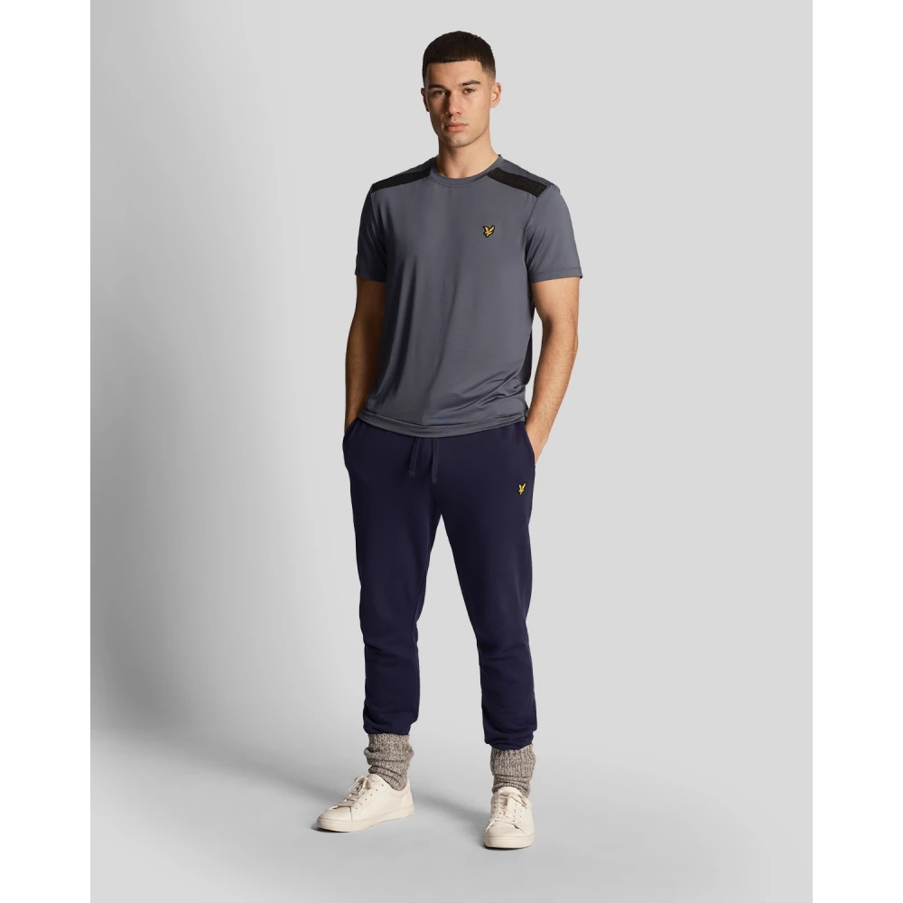Lyle & Scott Merk Schouder T-shirt Blue Heren