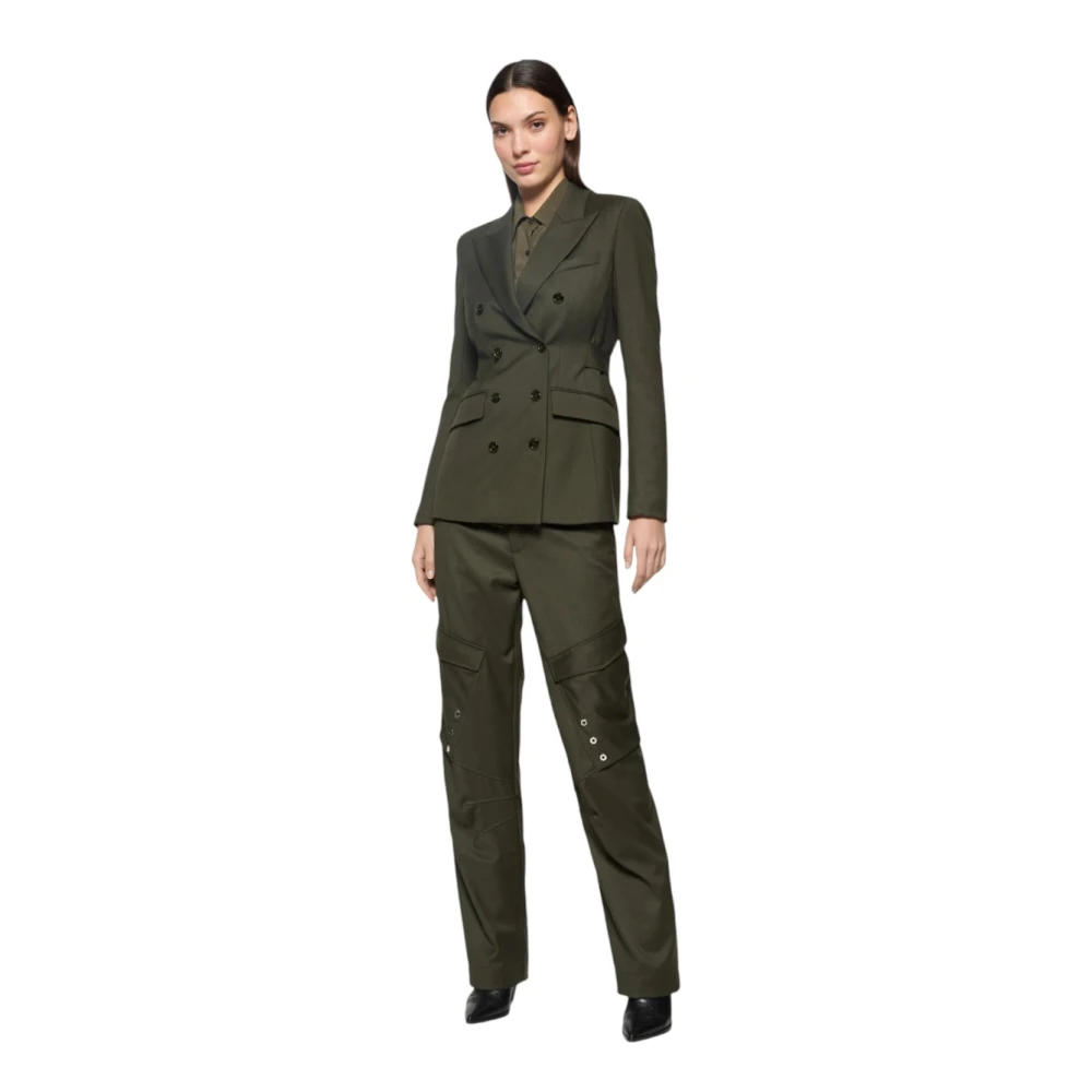 Dondup Stijlvolle broek voor mannen Green Dames