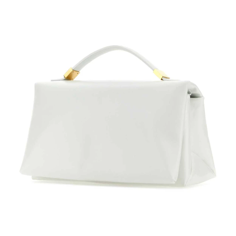 Marni Prisma Witleren Handtas White Dames