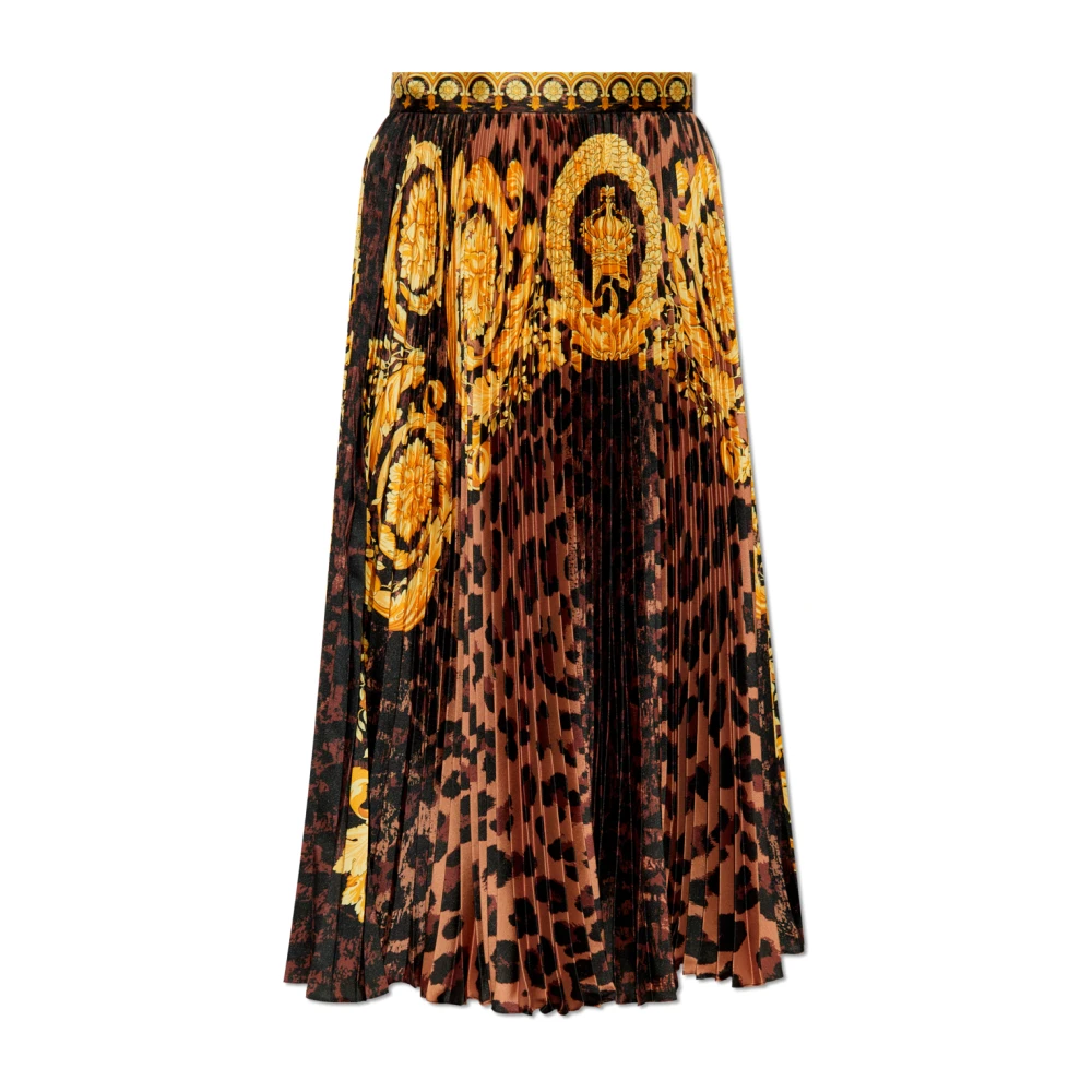 Versace Geplooide rok Brown Dames