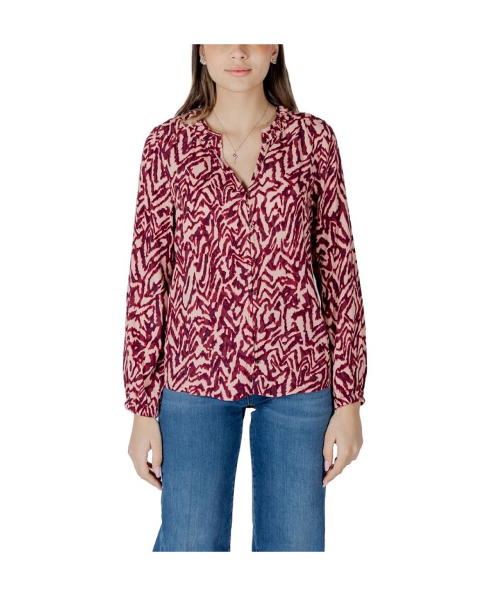 chique-multicolor-viscose-blouse-met-lange-mouwen