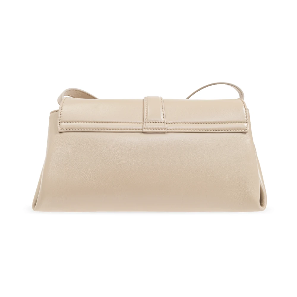 Salvatore Ferragamo Leren schoudertas Beige Dames