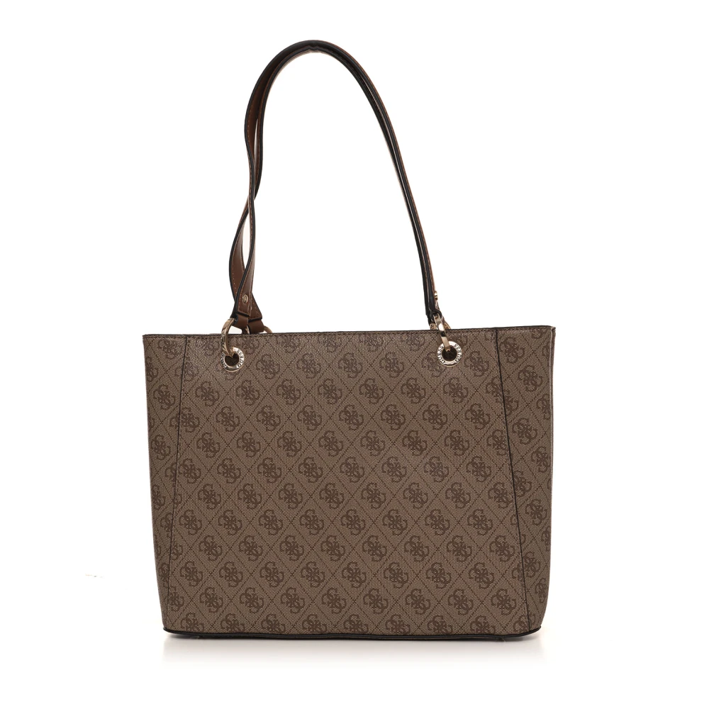 Guess Stijlvolle Shopper Tas met Contrastdetails Beige Dames