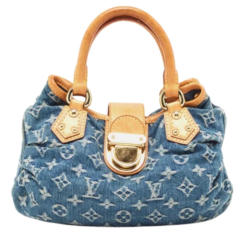 Louis Vuitton Vintage Pre-owned Denim louis-vuitton-bags Blue Dames