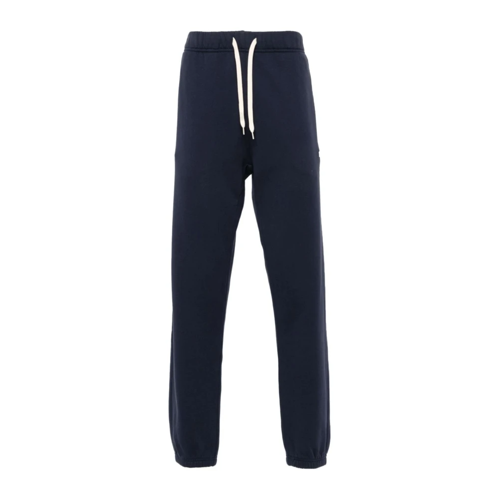Autry Navy Blauw Katoenen Sportieve Broek Blue Heren