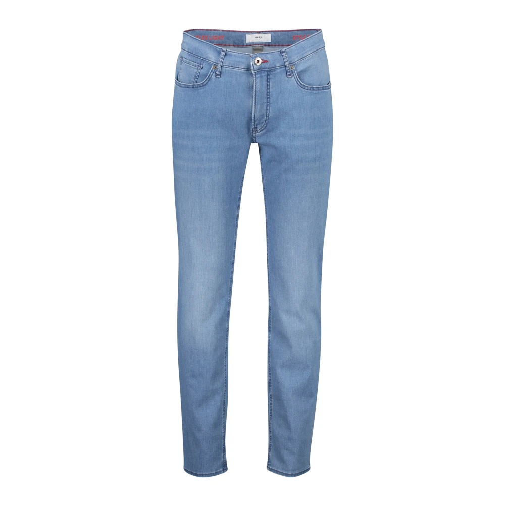 BRAX Straight fit jeans met labelpatch model 'CHUCK'