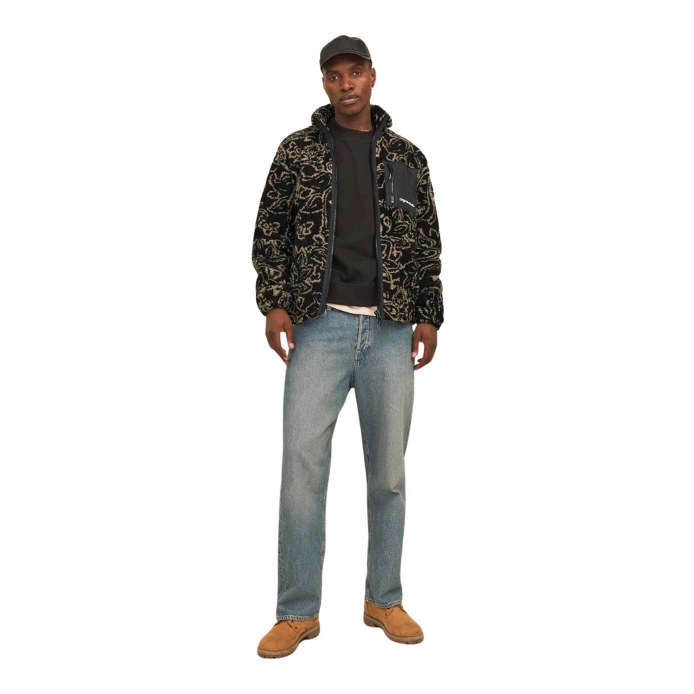 jack & jones Teddy Fleece Jas met Rits Multicolor Heren