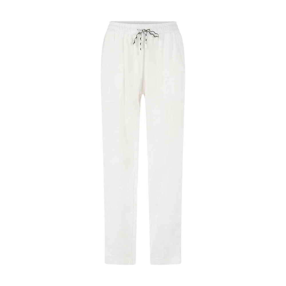 Marc Cain Women's White Ranchi Trousers - Slim-Fit Trousers - S - Trousers