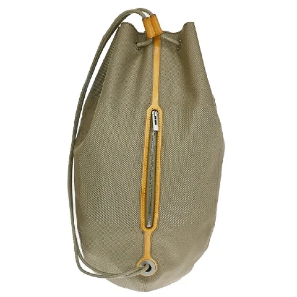 Louis Vuitton Vintage Pre-owned Canvas backpacks Green Dames