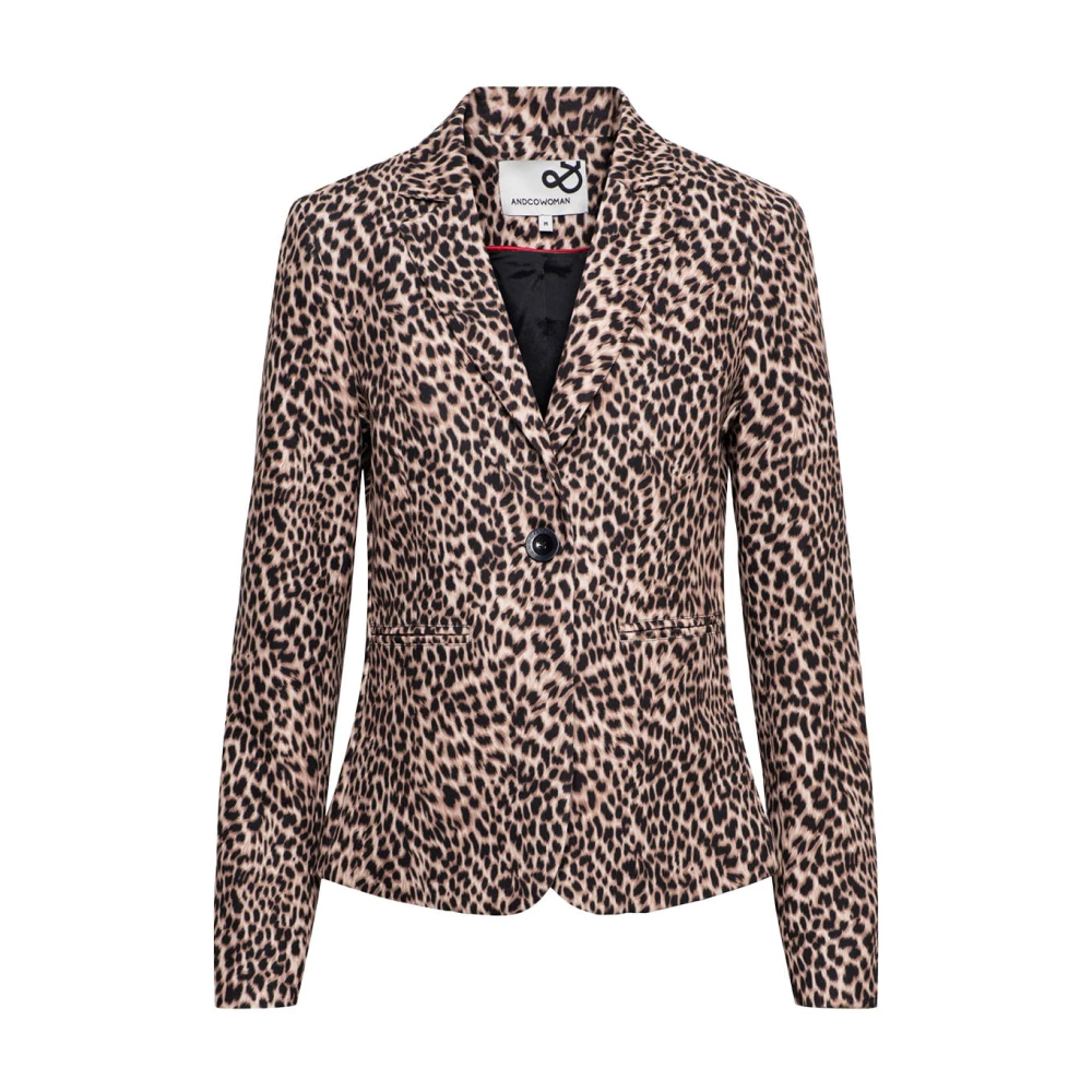 &Co Woman Blazer Dames Getailleerd Brown Dames
