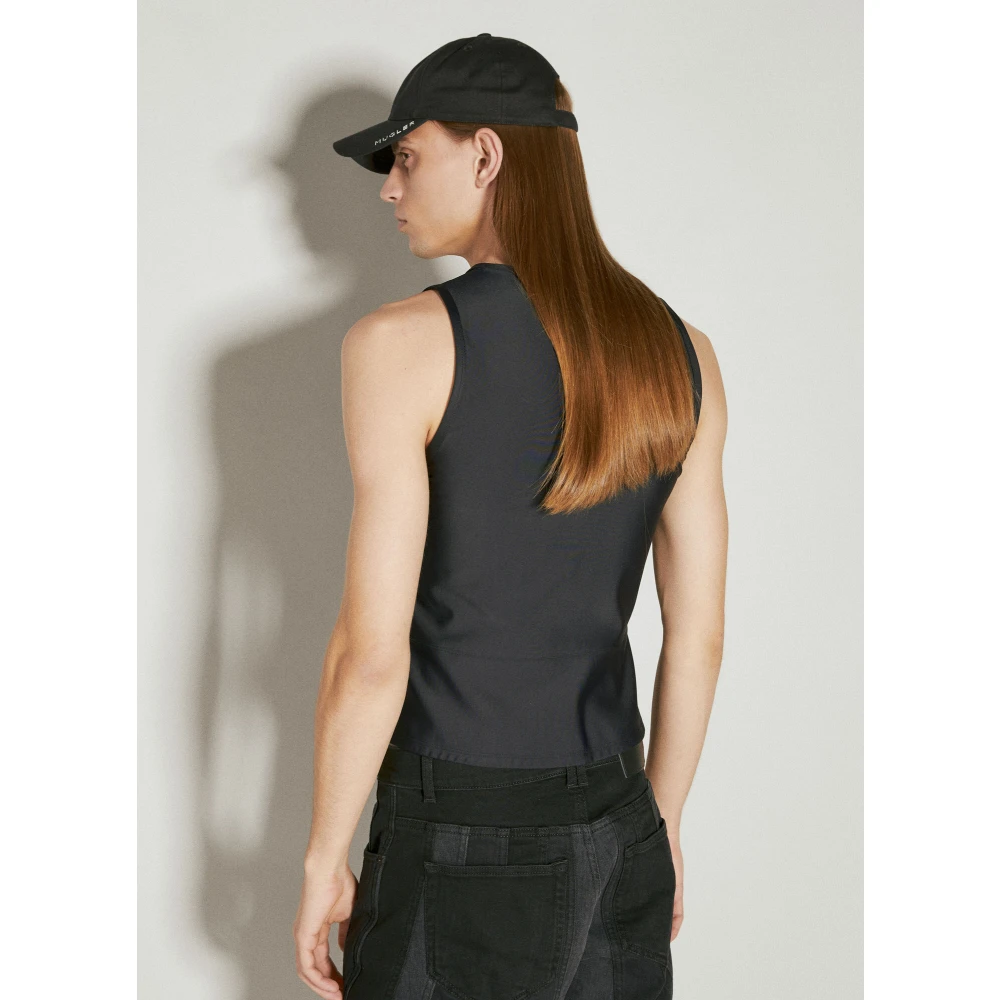 Mugler Tops Black Heren