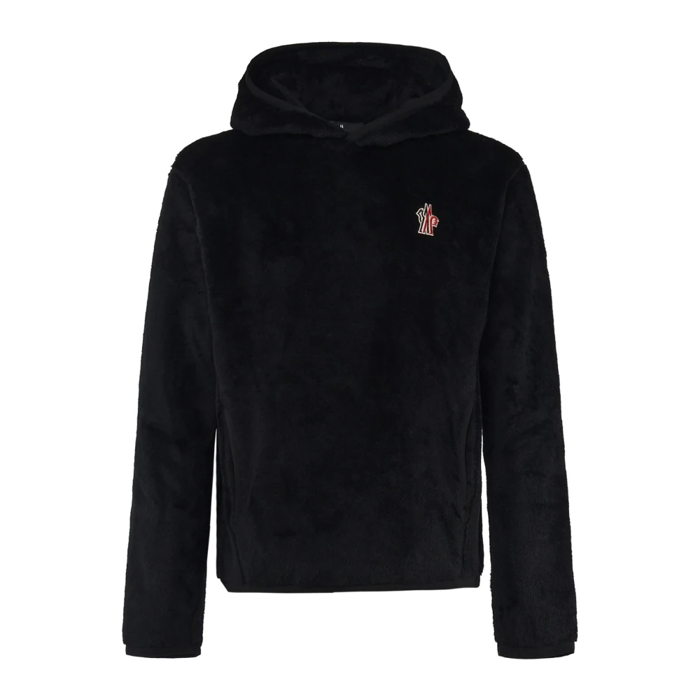 Moncler Sweatshirt met geïntegreerde capuchon Black Heren