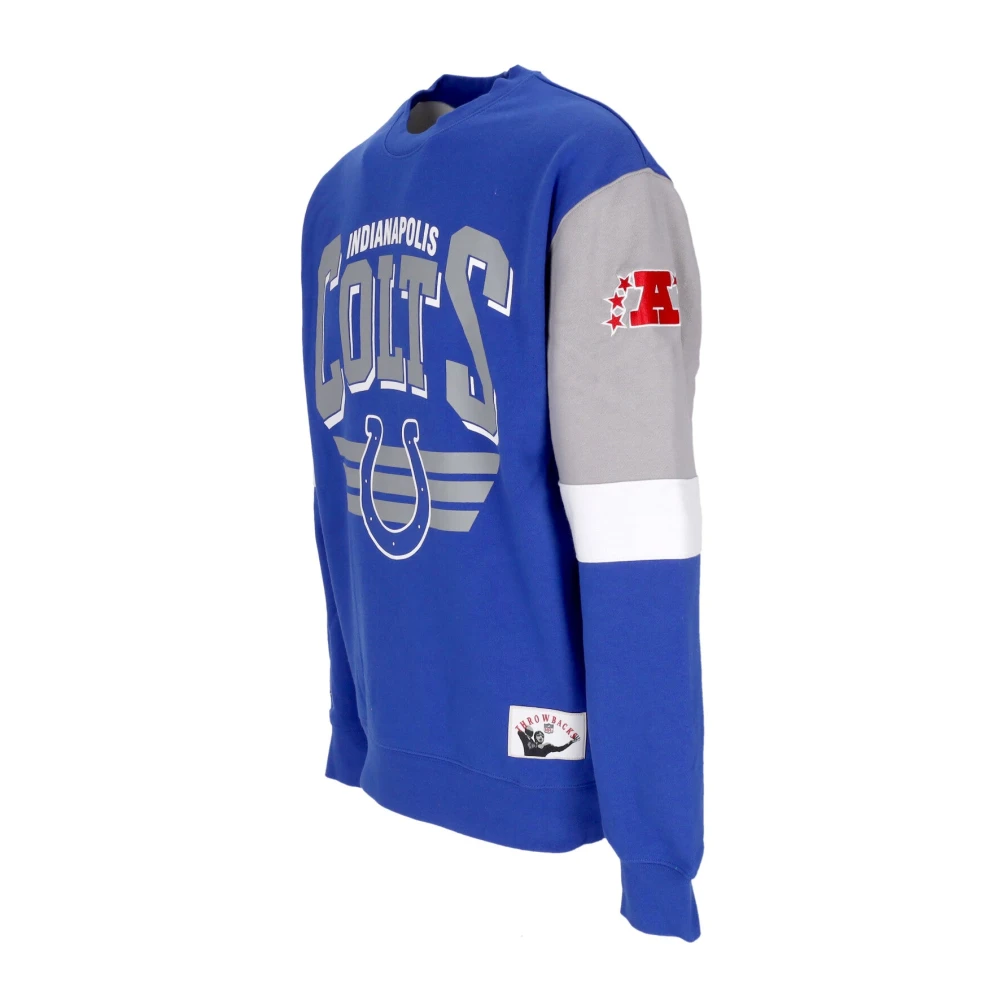Mitchell & Ness Indianapolis Colts Crewneck Sweatshirt NFL Blue Heren
