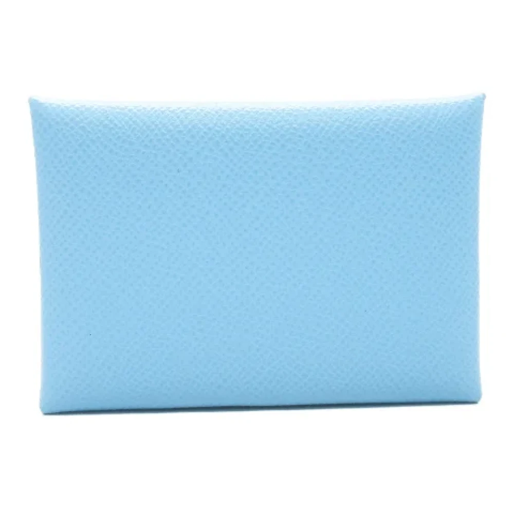 Hermès Vintage Pre-owned Leather home-office Blue Dames