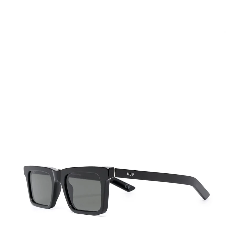 Retrosuperfuture Unisex Grey Uu1 1968 Black Sunglasses Plastic Black Squared - Image 2