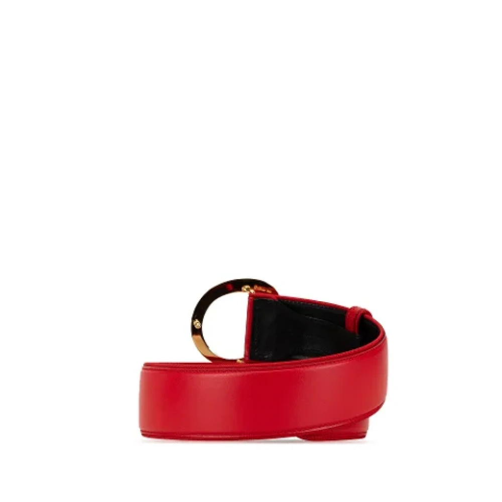 Cartier Vintage Pre-owned Leather belts Red Dames