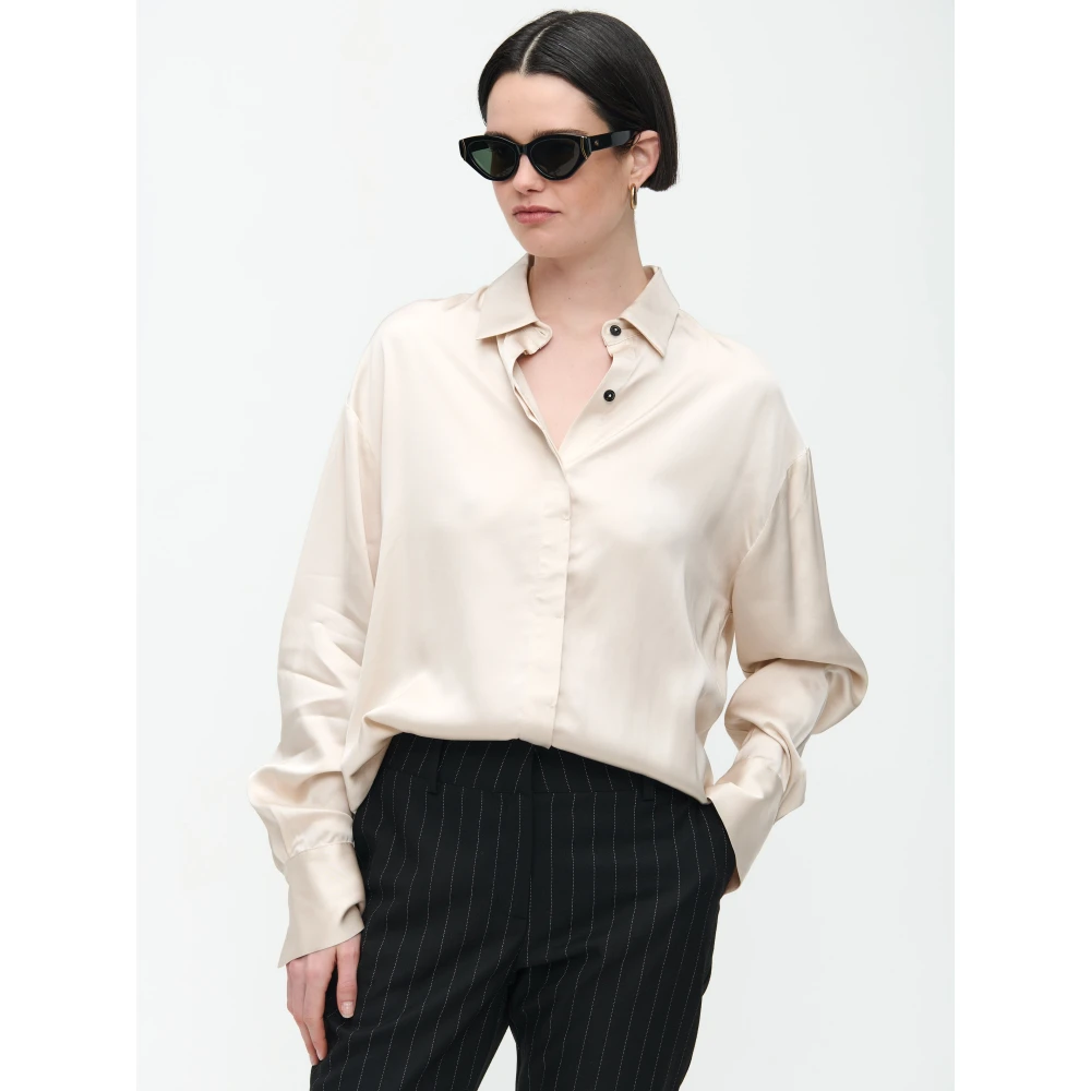 Jane Lushka Blouse Beige Dames