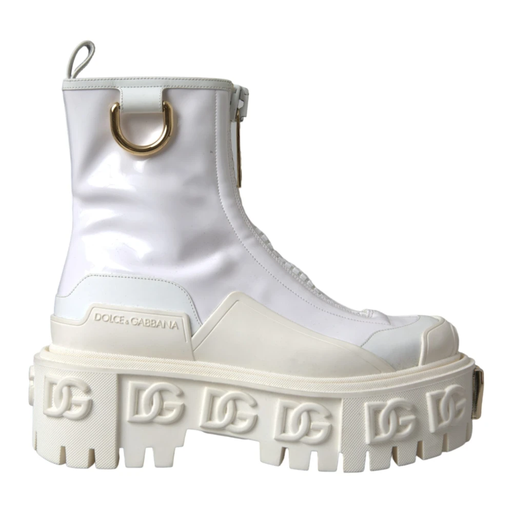 Dolce & Gabbana Ankle Boots - Female - Ankle Boots - White - 5 Uk - Shoes