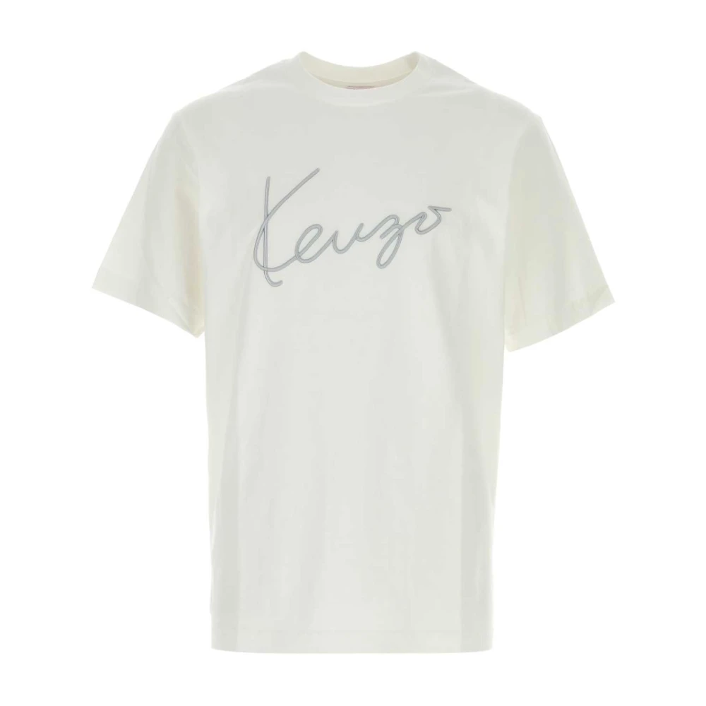 Kenzo Men's White T-Shirts, S, Signature Classic T-Shirt
