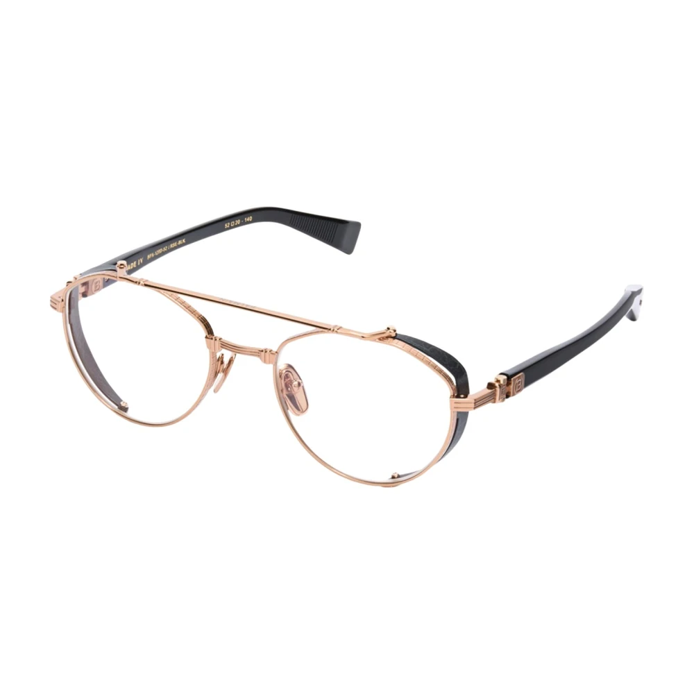 Balmain Unisex Pink Brigade Iv Optical Frame - Glasses - 52 Mm - Accessories