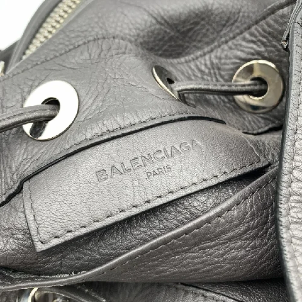 Balenciaga Vintage Pre-owned Leather shoulder-bags Gray Dames