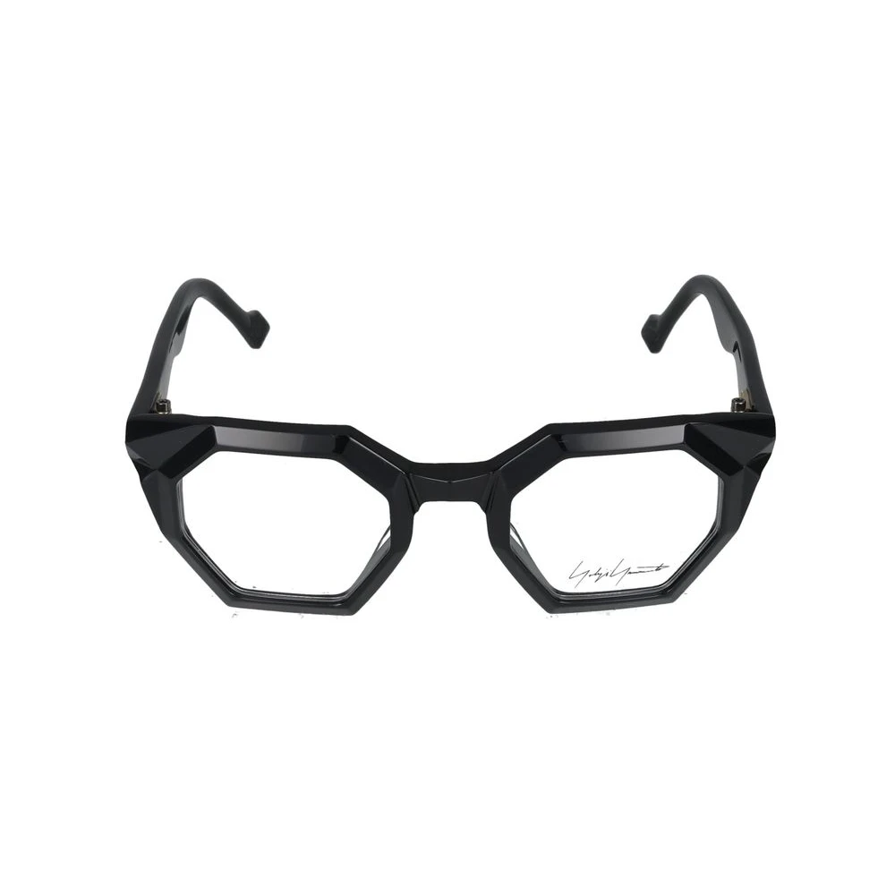 Yohji Yamamoto Unisex Black Glasses, 47 Mm, Look 011 Eyeglasses