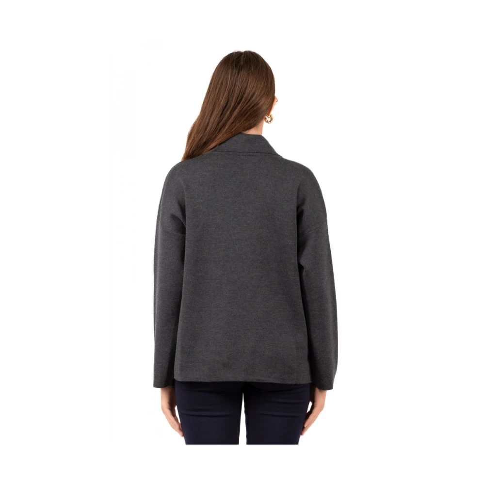 Gran Sasso Elegante Blazer Gray Dames
