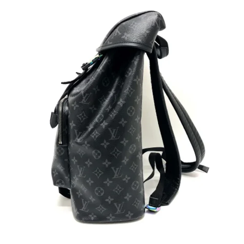 Louis Vuitton Vintage Pre-owned Fabric louis-vuitton-bags Black Heren