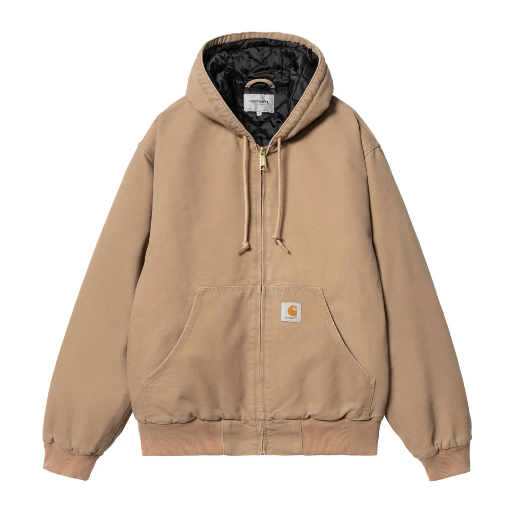 Carhartt WIP Canvas Beige Actieve Jas Beige Heren