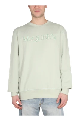 Sweatshirt med logobroderi