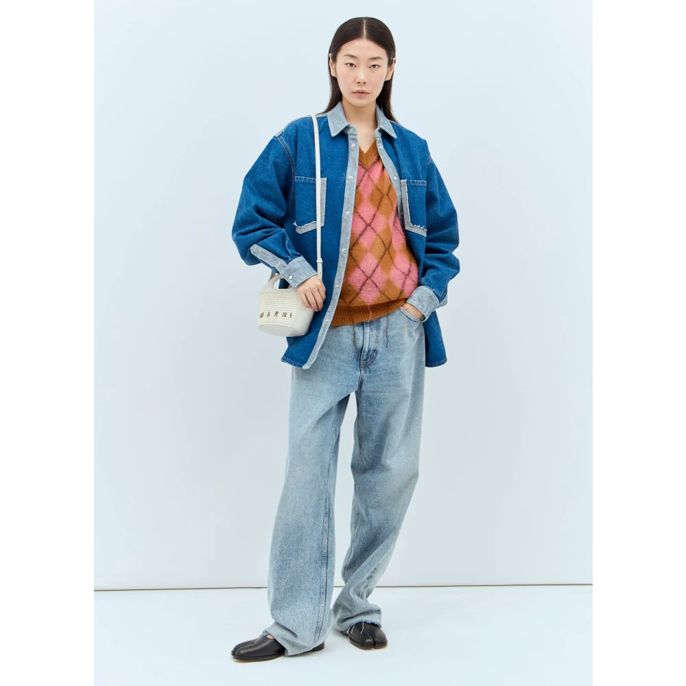Marni Argyle Wollen Trui Multicolor Dames