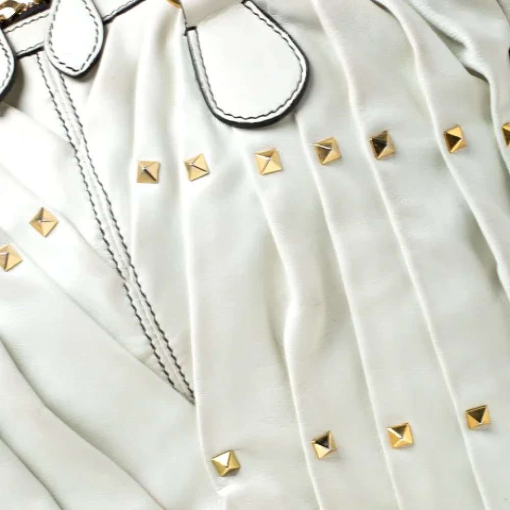 Valentino Vintage Pre-owned Leather totes White Dames