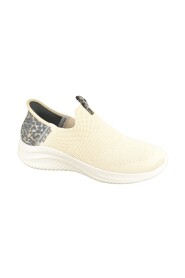 Beige + Leopard Loafer Slip-in