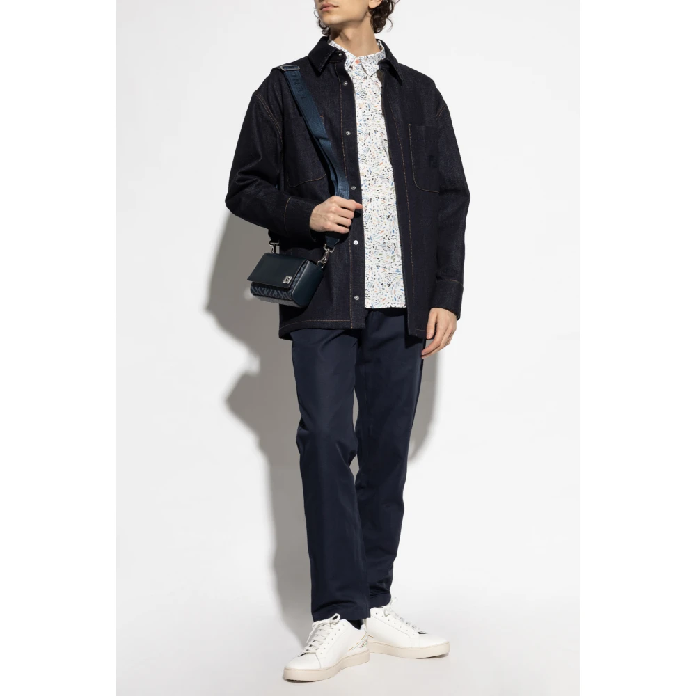 PS By Paul Smith Broek met toelopende pijpen Blue Heren