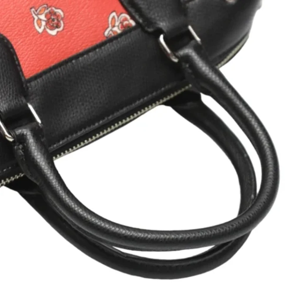 Coach Pre-owned Leather handbags Red Dames