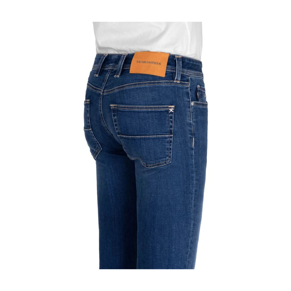 Tramarossa Blauwe Katoenen Jeans & Broek Blue Heren