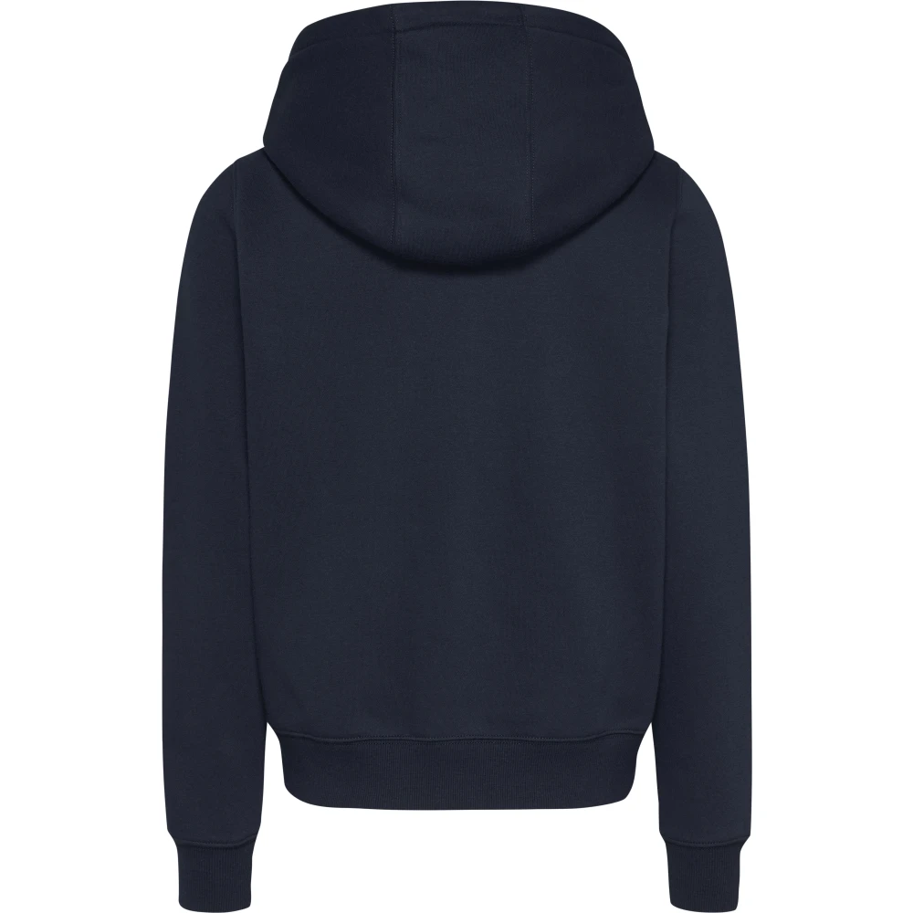 Tommy Jeans Blauwe Zip Hoodie Casual Style Sweater Blue Dames