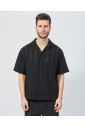 chemise-decontractee-noire-avec-broderie-all-over
