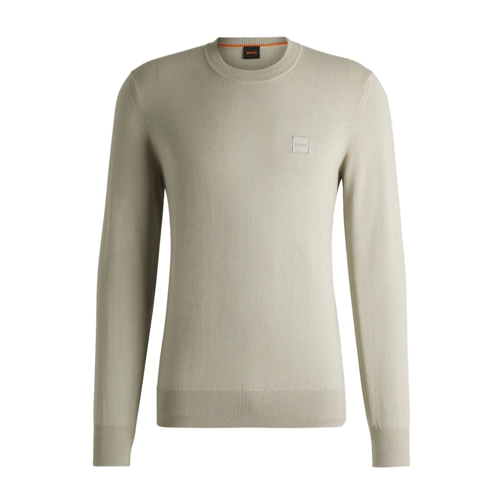 Boss Uomo Beige - Maglione Girocollo - Knitwear - Xl - Immagine 3